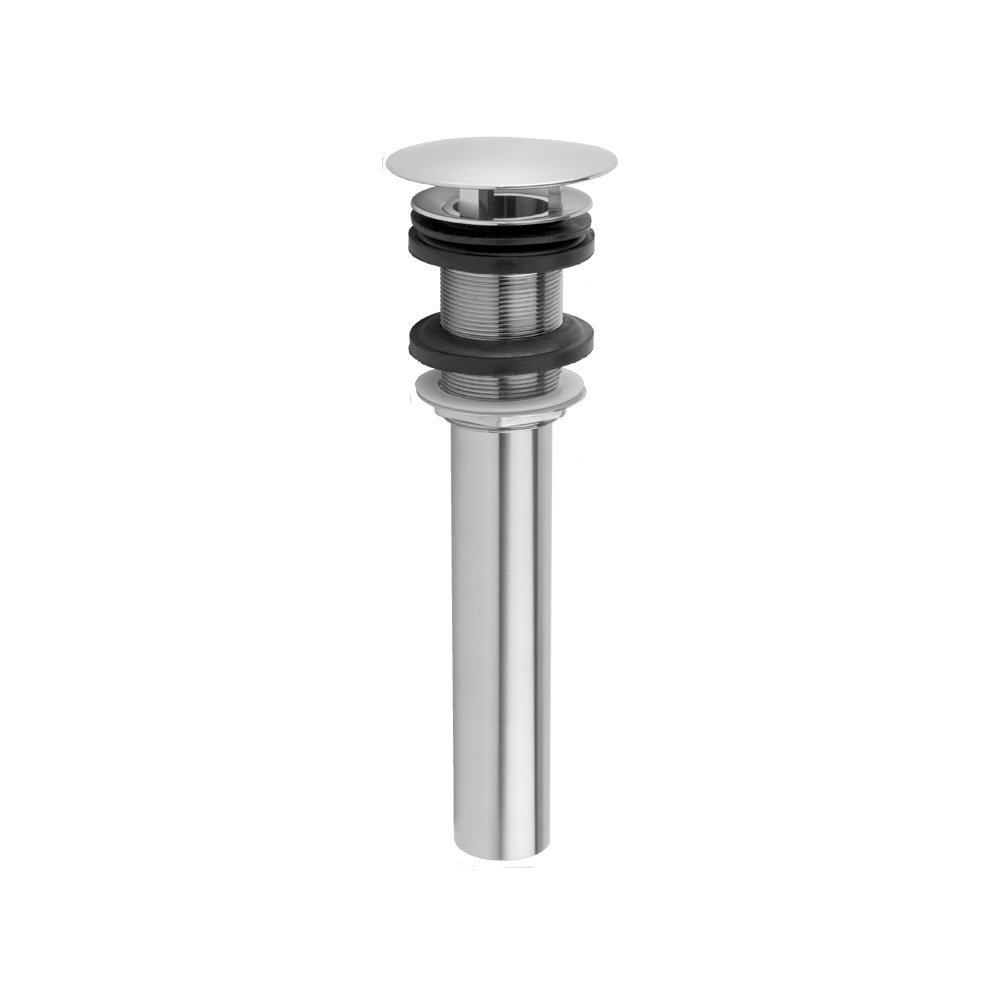 Jaclo 831-PG CO Style Stationary Round Top Drain without Overflow Holes, Polished Gold