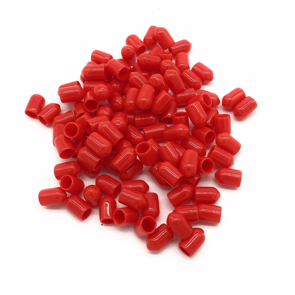 Fibershack - ST Fiber Optic Dust Caps for Fiber Optic Port & Bulkhead Protection - 100 Fiber Dust Caps - ST, APC, SC, FC Ports.