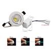 ZDPCYT recessed Downlight 3W 110V Dimmable mini cabinets spotlights Soft White Bookcase Lighting 3000K-3500K Closet Lighting Cutout 53mm (No Junction Box) view 4