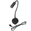 LUMINTURS 3W LED Wall Picture Lamp Hardwired Fixture ON/OFF Plug Switch Light Black-finish Pure White view 1