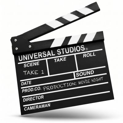 BIGOTTERS Movie Film Clap Board, Hollywood Film Clapper Board, Wooden
