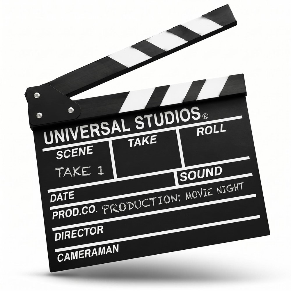 BIGOTTERS Movie Film Clap Board, Hollywood Film Clapper Board, Wooden