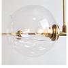 LIN XIAO HAO mayu 2-Lighting Creative Pendant Lighting E27 Art Lighting Bedroom Living Room Personalized Metal Blown Transparent Glass Lampshade Chandelier view 3