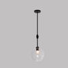 LIN XIAO HAO mayu Creative Pendant Lighting E27 Art Lighting Bedroom Living Room Personalized Metal Blown Transparent Glass Lampshade Chandelier view 1