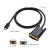 Cable Matters USB C to Serial Adapter Cable - 3ft, USBC to DB9, USB C to RS232 Cable, Compatible with Thunderbolt 5/4, Supports Windows 11/10/8/7/Vista/XP, macOS 11.0 or Later view 2