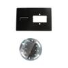 Lightolier 6171BK Lytespan Track Lighting Rectangular Hid Monopoint For 20W, Black view 3