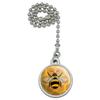 GRAPHICS & MORE Bee on Honeycomb Ceiling Fan and Light Pull Chain view 1