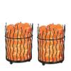 Himalayan Glow Pillar Style Basket Lamps, Pure Himalayan Salt Basket Night Lamp with Salt Chunks, Light Bulb and Dimmable Switch (2-Pack) view 1