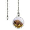 American Bison Buffalo Herd on The Plains Ceiling Fan and Light Pull Chain view 2