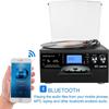 DIGITNOW Bluetooth Record Player Turntable with Stereo Speaker, LP Vinyl to MP3 Converter with CD, Cassette, Radio, Aux in and USB/SD Encoding, Remote Control, Audio Music Player Built in Amplifier view 3