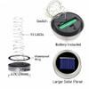 Decorman Solar Mason Jar Lid Lights, 6 Pack 10 LED Waterproof String Fairy Star Firefly Jar Lids Lights for Patio Garden Yard Lawn Party Wedding Christmas Decoration(Jars & Hangers Not Included) view 3