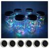 Decorman Solar Mason Jar Lid Lights, 6 Pack 10 LED Waterproof String Fairy Star Firefly Jar Lids Lights for Patio Garden Yard Lawn Party Wedding Christmas Decoration(Jars & Hangers Not Included) view 1
