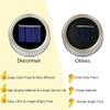 Decorman Solar Mason Jar Lid Lights, 6 Pack 10 LED Waterproof String Fairy Star Firefly Jar Lids Lights for Patio Garden Yard Lawn Party Wedding Christmas Decoration(Jars & Hangers Not Included) view 2
