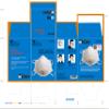 G & F Products Two-Strap Disposable Dust Masks, Cup Style, White, 50-Pack view 2