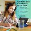HEARTEK Lightweight Noise Cancelling Headphones | Low-Profile Ear Muffs for Noise Reduction | Foldable Ear Protection Earmuffs for Concerts, Studying & Sensory Relief view 3