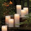 Napa Home & Garden, LIGHTLI Moving Flame Outdoor Pillar 3.5" x 8.5" view 2
