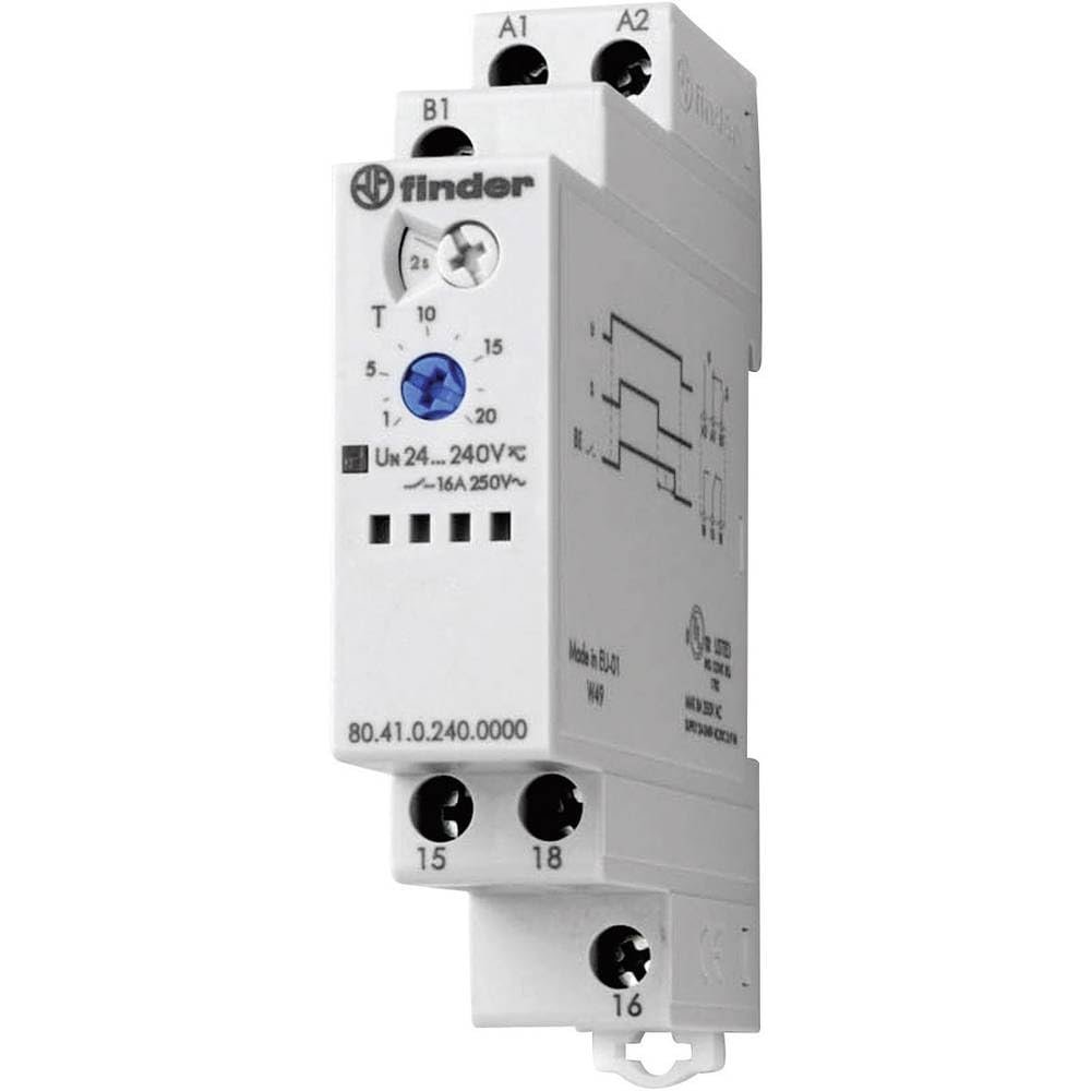 Finder Series 80 - Single Function Timer delay Disconnection 24vac/Direct Current