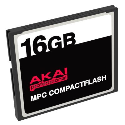 AKAI 16GB CompactFlash CF Memory Card for MPC 500, MPC 1000, and More, Compact Flash Card for Keyboards and Recording Devices - 16 GB