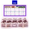 QBGTFAK 100pcs Quick Blow Ceramic Tube Fuse Assorted Kit Amp 250V 0.5A, 1A, 5A, 6A, 8A, 10A, 15A, 20A, 25A, 30A, 5x20mm (Ceramic Fuse 5x20mm) view 1