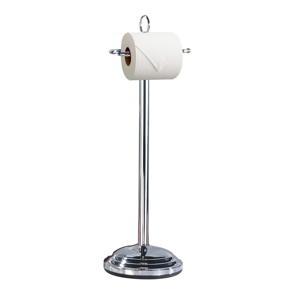 nu steel Standing Toilet Tissue Holder, Chrome