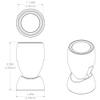 Lumitec 111809, GAI2 General Area Illumination Positionable Light, Brushed Aluminum Finish, Warm White Dimming view 3