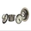 Keeney K5475DSBN Double Bowl Kitchen Sink Strainer and Garbage Disposal Flange Set, Brushed Nickel view 1