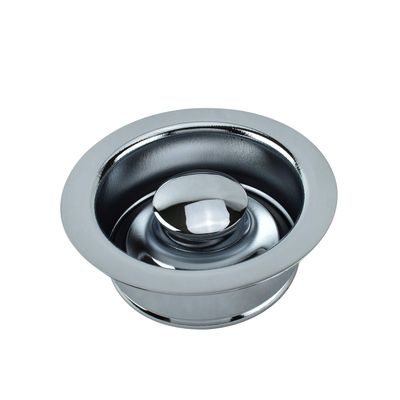 Keeney K5417 Universal Garbage Disposal Flange and Stopper, Fits Standard 3-1/2-Inch Openings, Polished Chrome