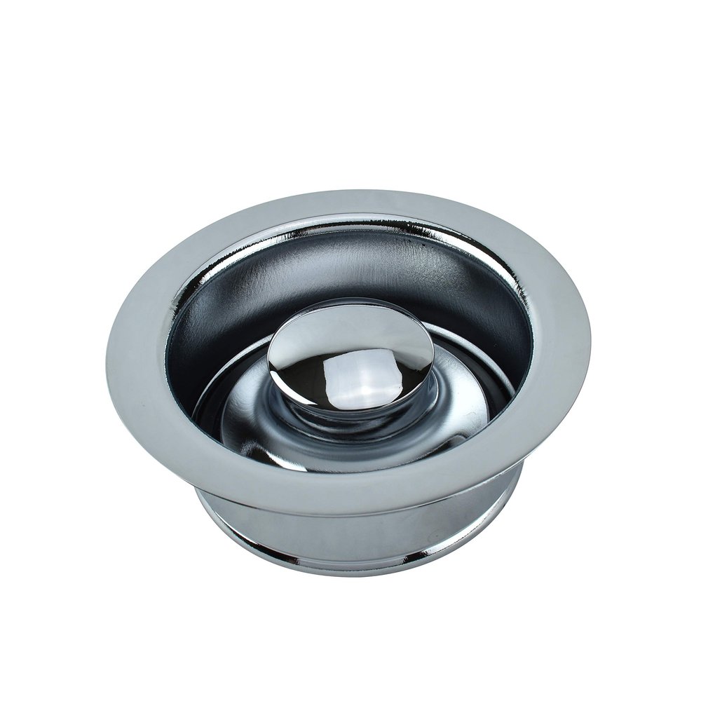 Keeney K5417 Universal Garbage Disposal Flange and Stopper, Fits Standard 3-1/2-Inch Openings, Polished Chrome