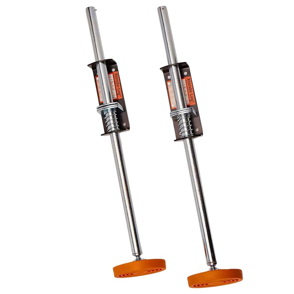 Xtenda-Leg Ladder Leveler for Extension Ladders, Rubber Feet, 1 Pair