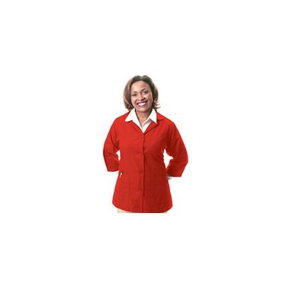 Female Smock, Red, Small, 65/35 Poly Cotton Poplin, 2 Pockets, 88212, K72