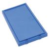 Quantum LID181BL Lid for SNT180 and SNT185 Stack and Nest Totes, Blue, 6-Pack view 1