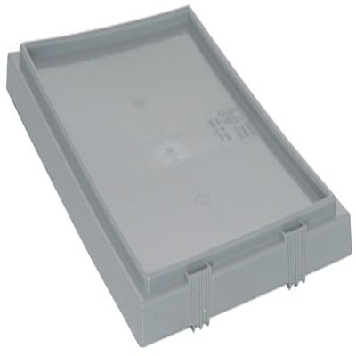 Quantum LID201GY Lid for SNT200 Stack and Nest Tote, Gray, 6-Pack