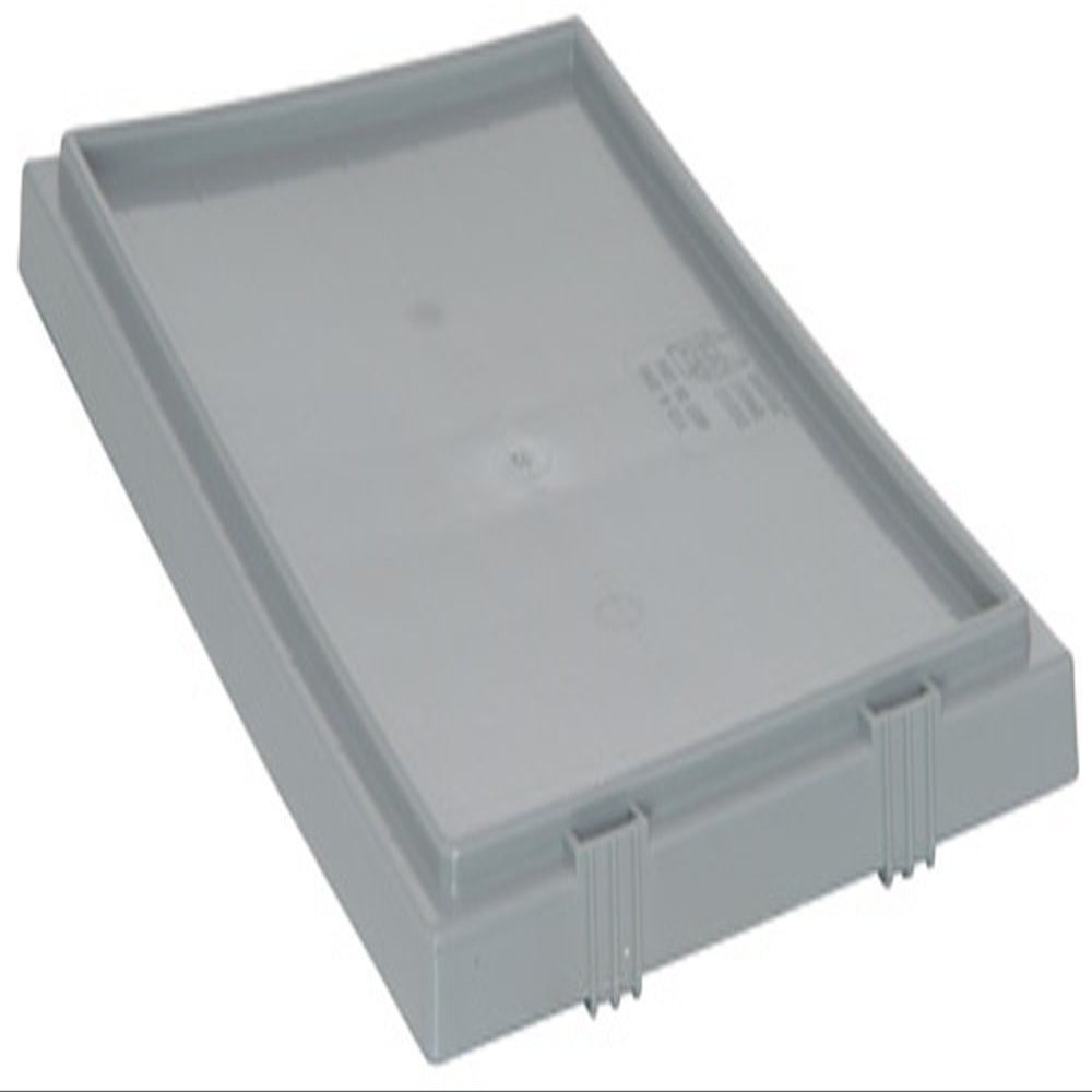 Quantum LID201GY Lid for SNT200 Stack and Nest Tote, Gray, 6-Pack