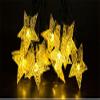 K JINGKELAI Solar Stars String Lights 6.5 Meters 30 LED Solar Fairy Lights for Christmas,Wedding,Outdoor,XmasTree,Garden,Patio,Party,Lawn Decoration (Warm White) view 2