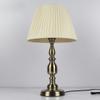 LIN XIAO HAO mayu Modern Simple Table Lamp E27 with Plug in Button Switch Living Room Bedroom Metal Cloth Lamp Cover Bedside Desk Lamp view 1