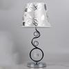 LIN XIAO HAO mayu Modern Simple Table Lamp E27 with Plug in Button Switch Living Room Bedroom Metal Crystal Cloth Lamp Cover Bedside Desk Lamp view 2