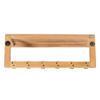 Arb Teak & Specialties Wall Shelf with 6 Hooks view 4