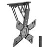 Mount-It Motorized Ceiling TV Mount With Remote, Electric Flip Down Pitched Roof Mount Fits 32, 37, 40, 47, 50 and 55 Inch Flat Screen TVs and Monitors, black view 1