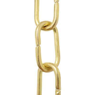 RCH Hardware CH-08-PB Brass Chandelier Chain, Polished Brass (1 Foot)