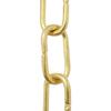 RCH Hardware CH-08-PB Brass Chandelier Chain, Polished Brass (1 Foot) view 1