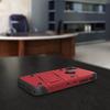ZIZO Bolt Series for iPhone X Case Military Grade Drop Tested with Screen Protector, Kickstand and Holster iPhone Xs RED Black view 2
