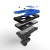 Zizo Bolt Series Compatible with iPhone X Case Military Grade Drop Tested with Screen Protector, Kickstand and Holster iPhone Xs Blue Black view 3