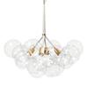 Aiwen Bubble Glass Chandelier Chandeliers Lighting Suspension Light Ceiling Light Pendant Lamp Ceiling Mount 4 Lights with 12 Bubble Glass (Bulbs Not Included) view 1
