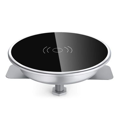 Recessed Desk Wireless Charger,15W Fast Flush Mount Phone Qi Charging Pad