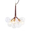 Aiwen Bubble Glass Chandelier Lighting Suspension Light Ceiling Light Pendant Lamp Pendant Light 3 Lights in 9 Glass Ball Feature Modern Simple Home Ceiling Light Fixture (Bulbs Not Included) view 1