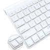 ProElife Ultra Thin Silicone Keyboard Protector Cover Skin for Apple Wireless Keyboard with Bluetooth MC184LL/B (Model A1314, U.S Layout) (Not Fits Magic Keyboard), Transparent view 3