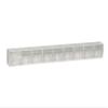 Quantum Storage Systems QTB309WT 9 Drawers Tip Out Cabinet Part Organizer White 4" H x 24" W x 3" D view 1
