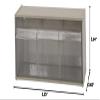 Quantum Storage Systems QTB410IV 1 Drawers Dividable Tip Out Bins Part Organizer Ivory 6" H x 12" W x 6" D view 2