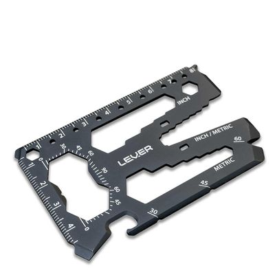 Lever Gear Toolcard Pro 40-in-1 Credit Card Multitool, TSA Compliant