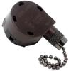 ZE-268S5 ZH 4 Speed 5 Wire Pull Chain Ceiling Fan Switch Replacement Repair Kit 4 Way 5 Position Rotary Motor Controller 6A 125VAC 3A 250VAC for Fans and Appliances - Black Nickel Finish view 1